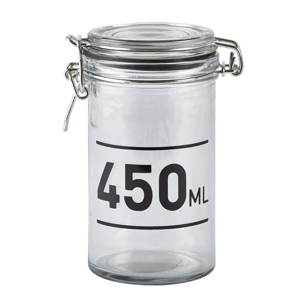 Sklenená dóza s viečkom KJ Collection Jar, 450 ml