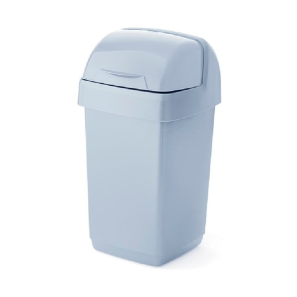 Sivý odpadkový kôš z recyklovaného plastu Addis Eco Range, 10 l