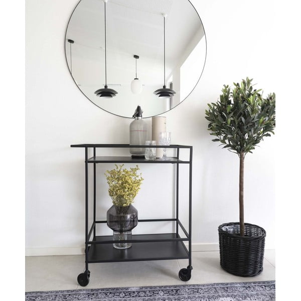 Čierny barový vozík House Nordic Vita-image-1