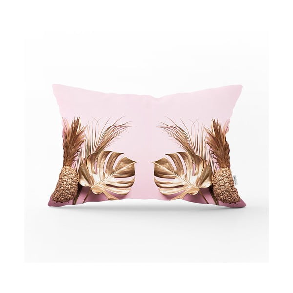 Dekoratívna obliečka na vankúš Minimalist Cushion Covers Gold Pineapple, 35 x 55 cm