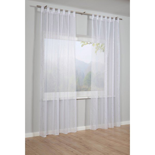 Biela voálová záclona 140x245 cm – Sehlbach-image-1