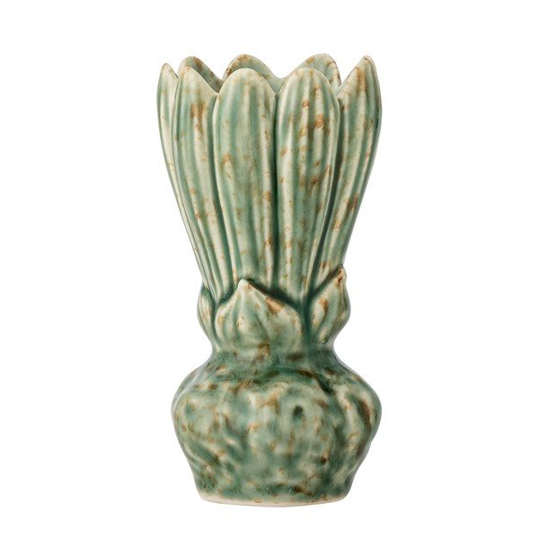 Zelená váza z kameniny (výška 12 cm) Cyrill – Bloomingville