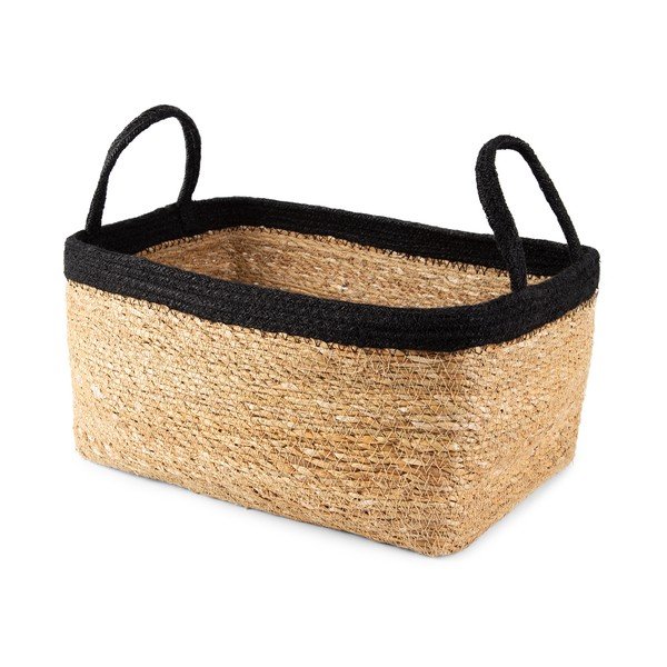 Úložný košík z morskej trávy Compactor Natural, 34 x 23 cm-image-4