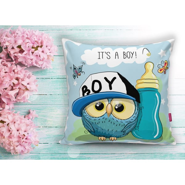 Detská obliečka na vankúš 43x43 cm Boy Owl – Mila Home-image-2