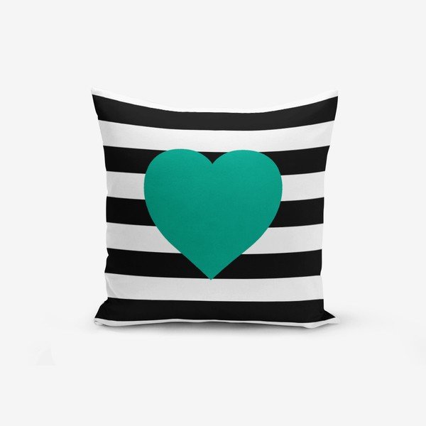 Obliečka na vaknúš s prímesou bavlny Minimalist Cushion Covers Striped Green, 45 × 45 cm