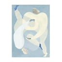 Plagát 50x70 cm Hold You - Blue – Sofia Lind – The Poster Club