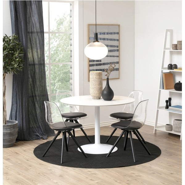 Biely okrúhly jedálenský stôl Actona Ibiza, ⌀ 110 cm-image-1