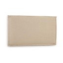 Béžové čalúnené čelo postele 206x106 cm Tanit – Kave Home