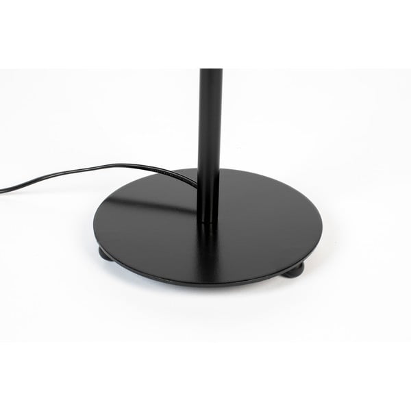 Čierna stolová lampa White Label Lena-image-4