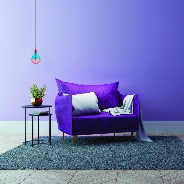 Žiarovka v modro-ružovej farbe Homemania Coriandoli-image-1