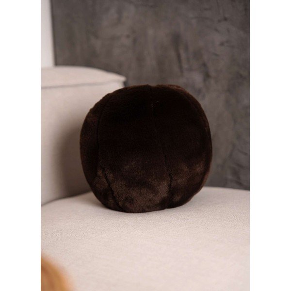 Dekoračný vankúš z mikroplyšu ø 25 cm Top – Mioli Decor-image-1