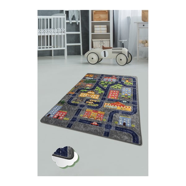 Koberec do detskej izby Small Town, 100 × 160 cm-image-1