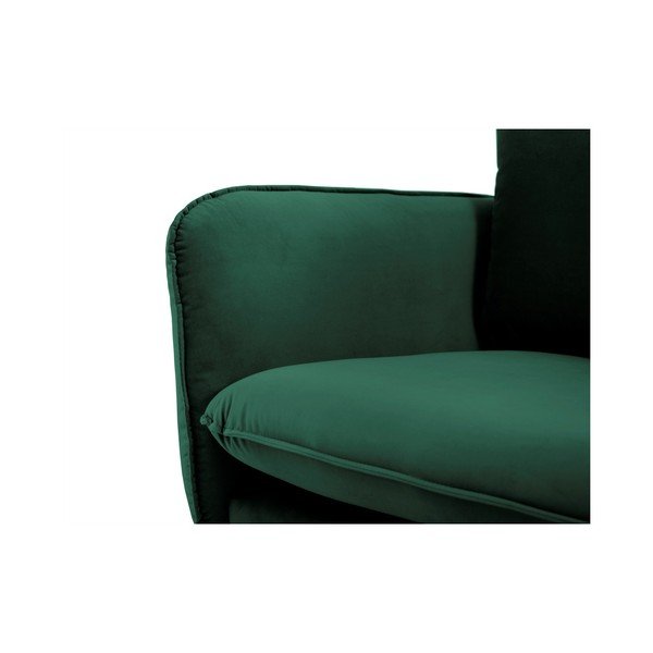 Zelená zamatová pohovka Cosmopolitan Design Vienna, 200 cm-image-4