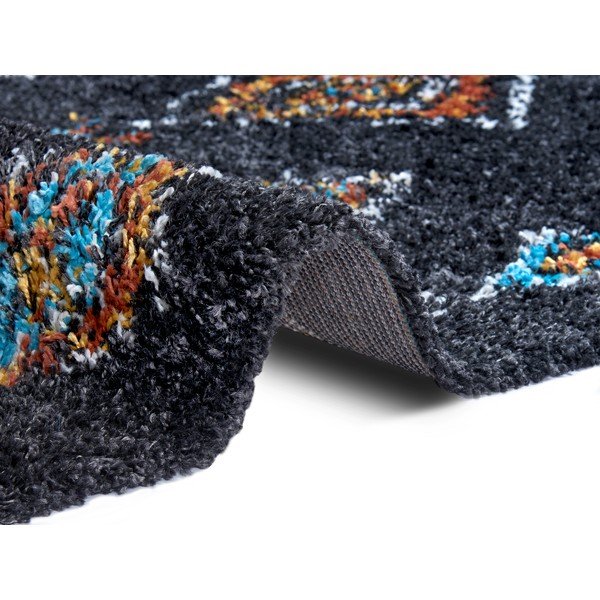 Čierny koberec Mint Rugs Phoenix, 160 x 230 cm-image-1