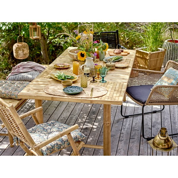 Bambusový záhradný jedálenský stôl 98x200 cm Sole – Bloomingville-image-3