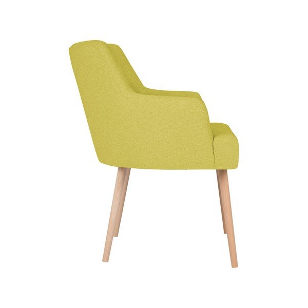 Žltá stolička Cosmopolitan design Retro-image-3