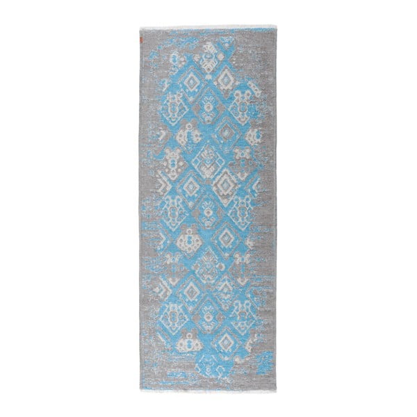 Modro-sivý obojstranný koberec Homemania Maleah, 200 x 75 cm
