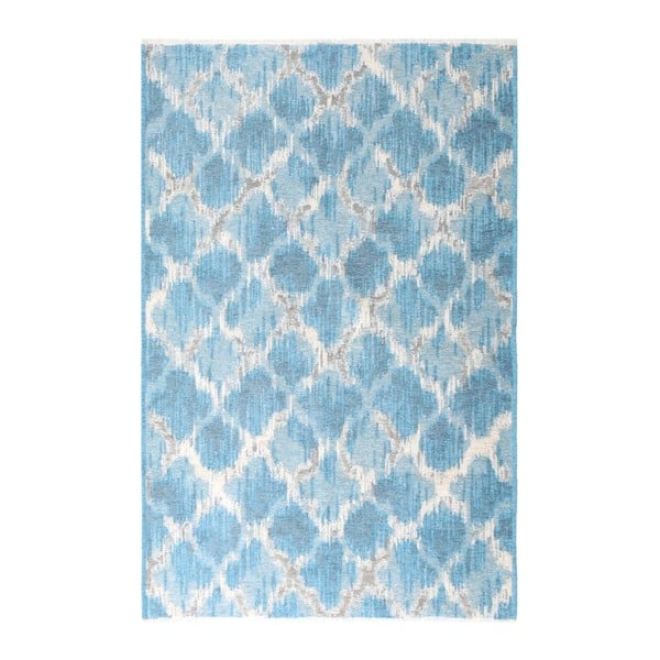 Obojstranný modro-sivý koberec Vitaus Camila, 77 x 200 cm