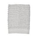 Svetlosivý uterák zo 100 % bavlny na tvár Zone Classic Soft Grey, 30 × 30 cm