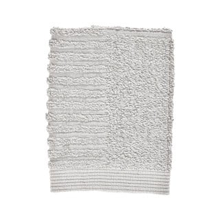 Svetlosivý uterák zo 100 % bavlny na tvár Zone Classic Soft Grey, 30 × 30 cm