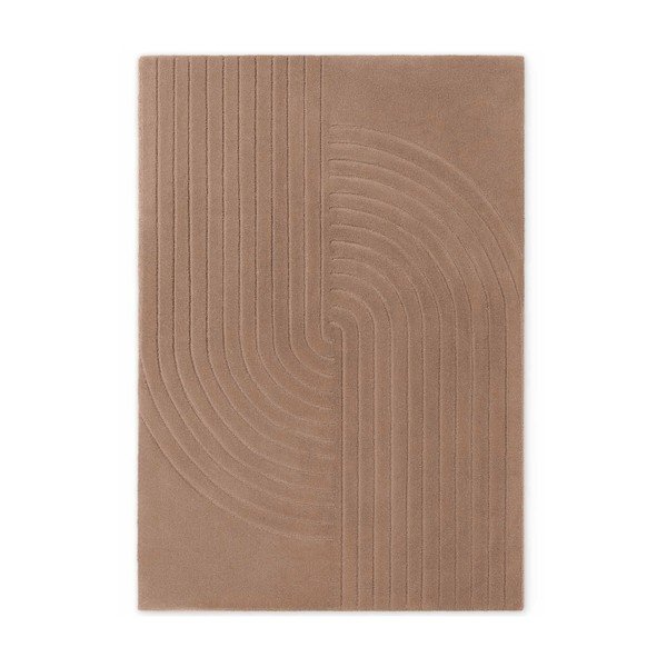 Béžový ručne tkaný vlnený koberec 200x300 cm Arcura – Vikosa