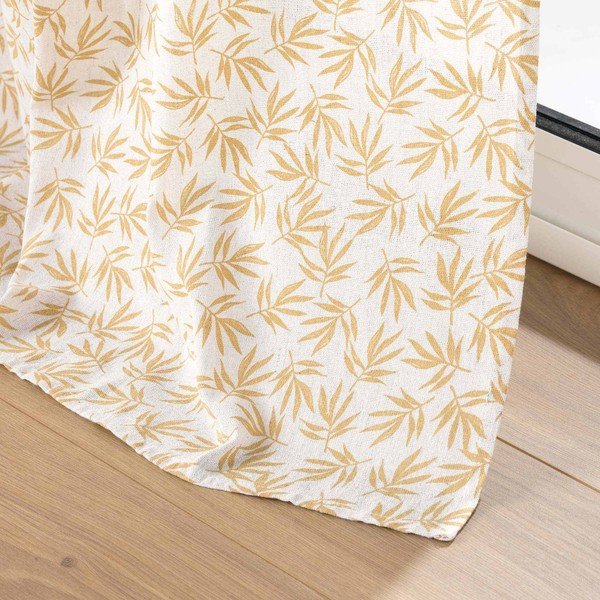 Žlto-biely záves 140x240 cm Maddy – douceur d'intérieur-image-4