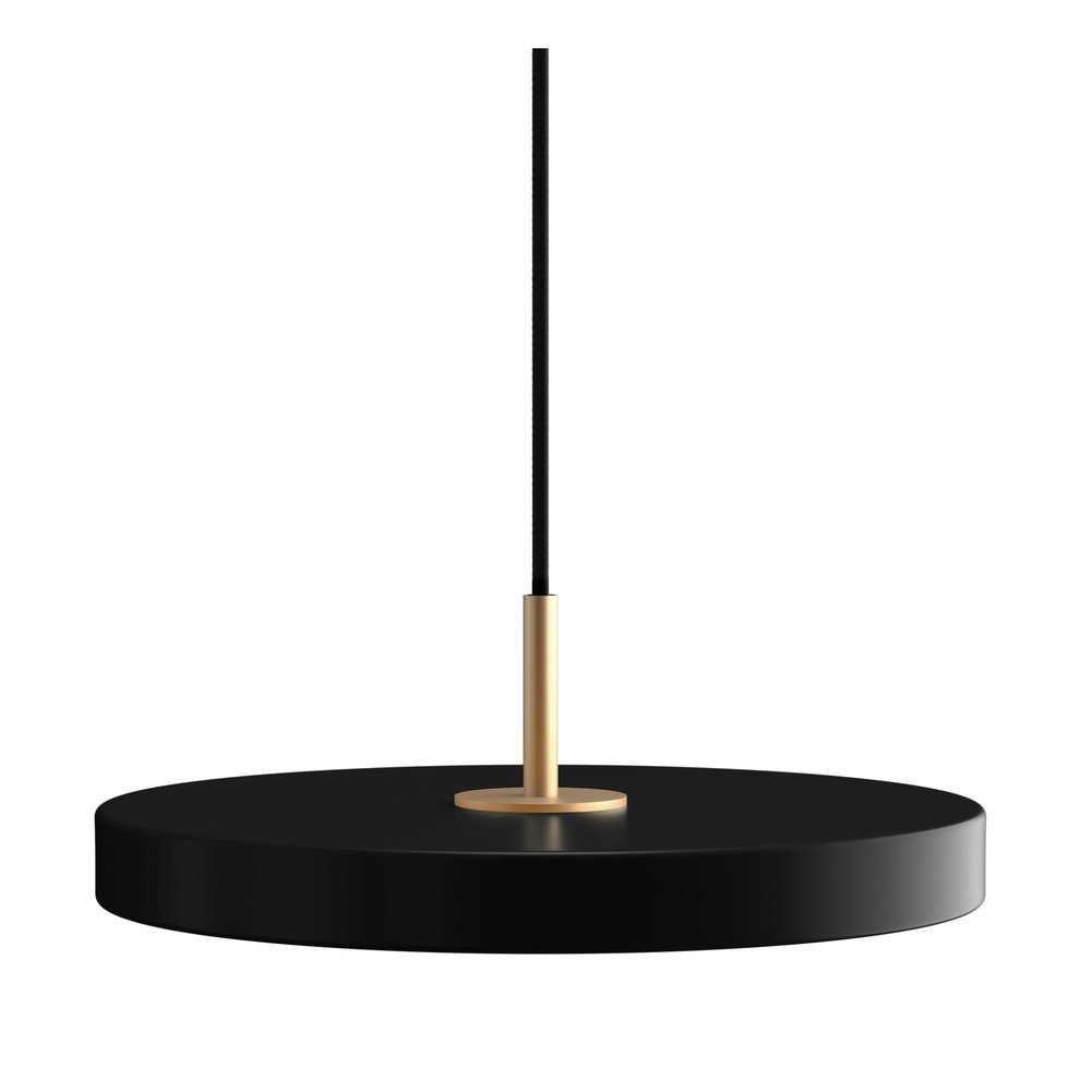 E-shop Čierne LED závesné svietidlo s kovovým tienidlom ø 31 cm Asteria Mini – UMAGE