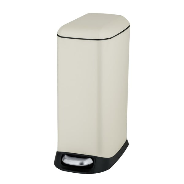 Krémový pedálový oceľový odpadkový kôš 20 l Design – Wenko
