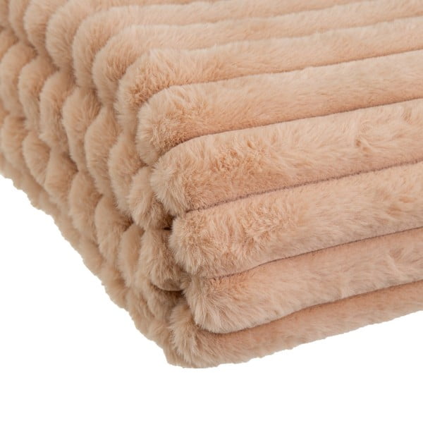 Svetlohnedá deka z mikroplyšu 130x160 cm Fur Velvet – Casa Selección-image-2
