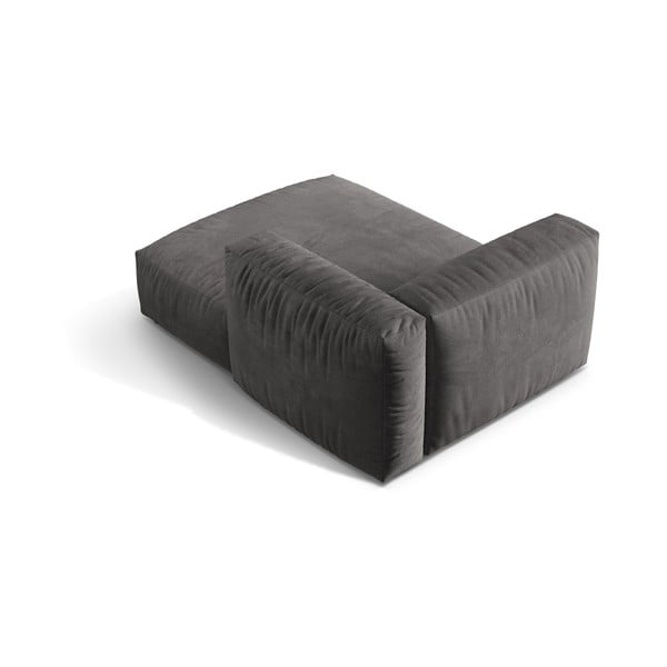 Sivý zamatový modul pohovky (pravý roh) Martina – Micadoni -image-2