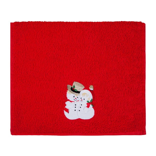 Osuška Christmas Snowman Red, 30 x 50 cm