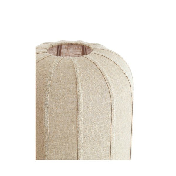 Krémovobiela stojacia lampa s textilným tienidlom (výška  165 cm) Solune – Light & Living-image-4