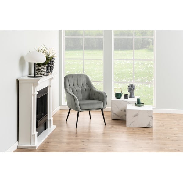 Biele konferenčné stolíky v dekore mramoru v súprave 2 ks 58x58 cm Dice – Actona-image-2