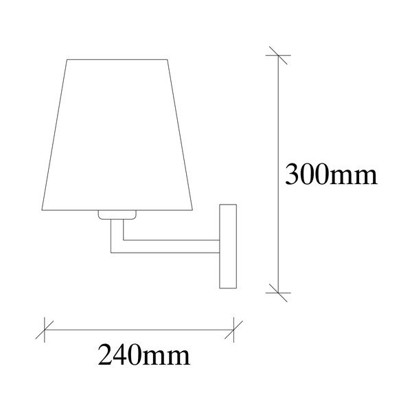 Béžové/v zlatej farbe nástenné svietidlo ø 18 cm Profil – Opviq lights-image-4
