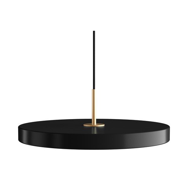 Čierne LED závesné svietidlo s kovovým tienidlom ø 43 cm Asteria Medium – UMAGE