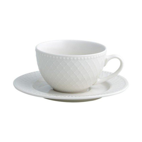 Súprava 2 šálok s tanierikom Brandani Burlesque, 200 ml