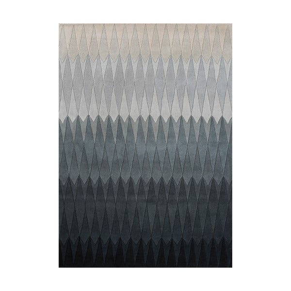Vlnený koberec Acacia Grey, 140x200 cm