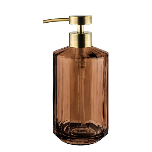 Hnedý sklenený dávkovač mydla 200 ml Vision – Mette Ditmer Denmark
