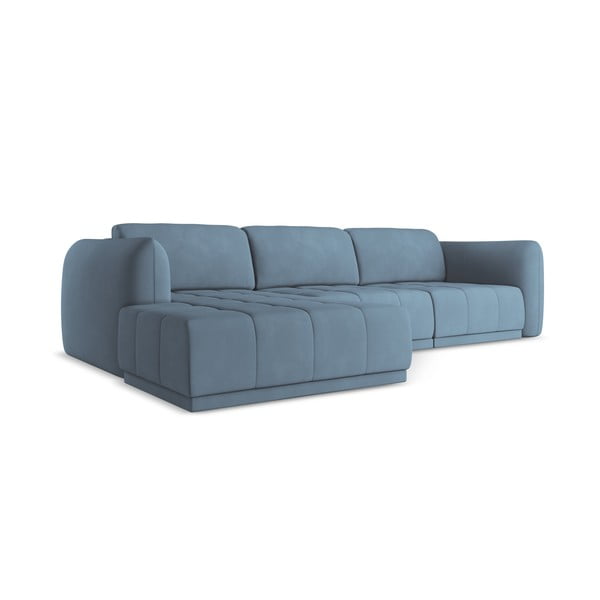 Svetlomodrá rohová pohovka (ľavý roh) Hoku – Makamii-image-3