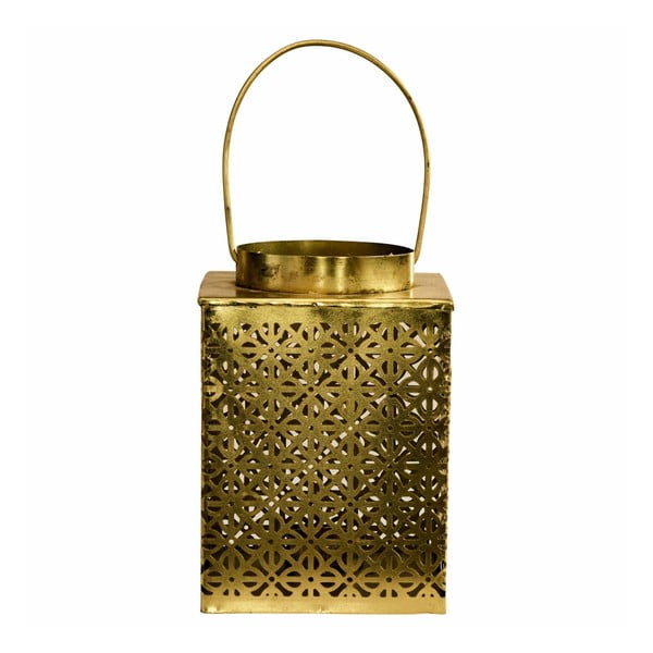 Kovový lampáš v zlatej farbe Green Gate Lantern