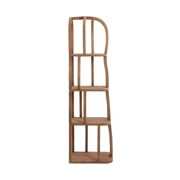 Regál z mangového dreva v prírodnej farbe 53x175x40 cm Lowe – Light & Living-image-1