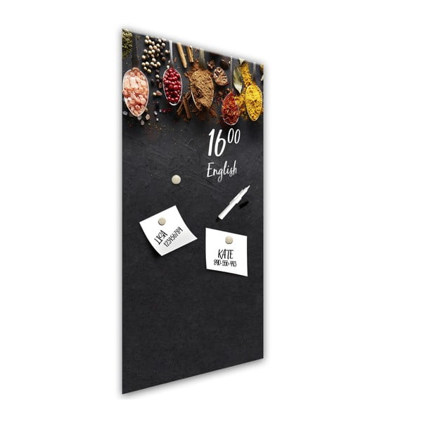 Magnetická tabuľa Styler Dark Spoons, 30 × 60 cm-image-2