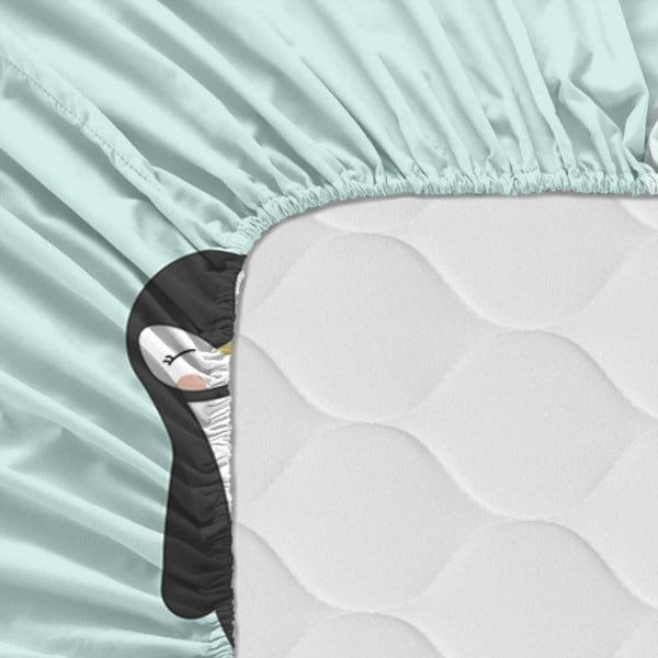 Detská bavlnená plachta Happynois Skymo Day, 120 x 60 cm-image-2