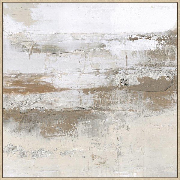 Obraz s ručne maľovanými prvkami s rámom/na plátne 85x85 cm Bold – Bizzotto