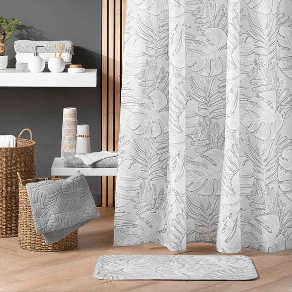 Svetlosivá kúpeľňová predložka 45x75 cm Amber – douceur d'intérieur-image-2