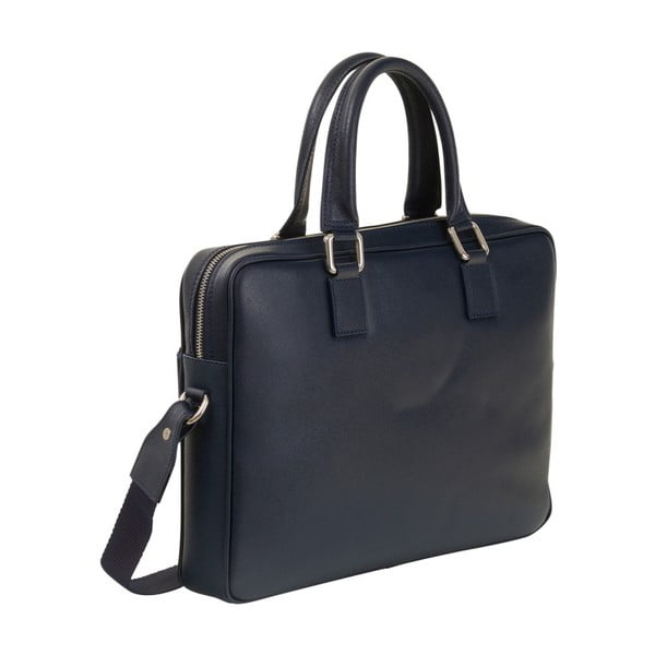 Tmavo modrá taška/kabelka z pravej kože Andrea Cardone Santo Duro