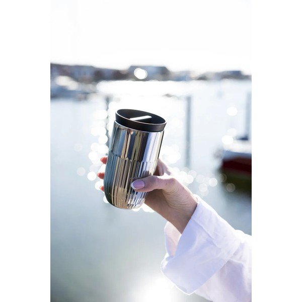 Termo hrnček z nehrdzavejúcej ocele v striebornej farbe 320 ml Tova – Sagaform-image-1