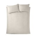 Krémové zamatové obliečky na dvojlôžko/predĺžené 230x220 cm Kingsley – Catherine Lansfield