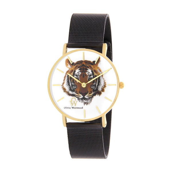 Dámske hodinky s remienkom v čiernej farbe Olivia Westwood Huko