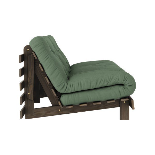 Zelená rozkladacia pohovka 160 cm Roots – Karup Design-image-4